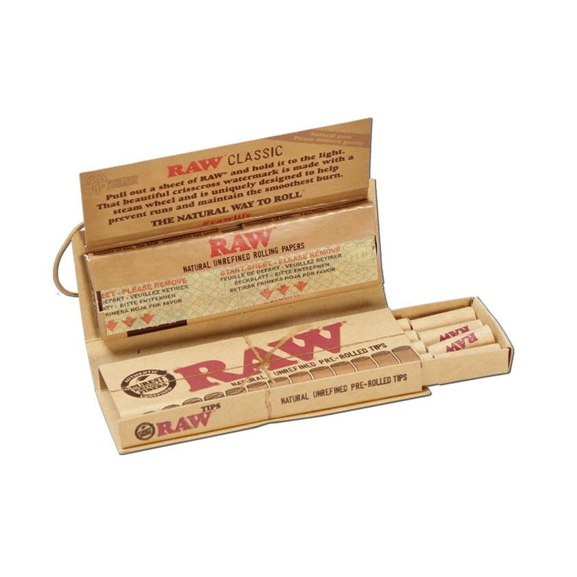 Бумажки с готовыми фильтрами RAW 1/4 Organic Hemp