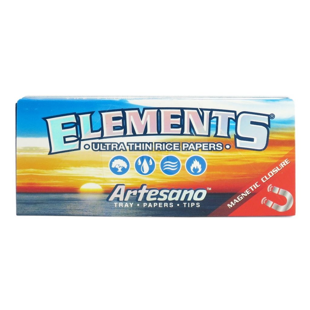 Бумажки с фильтрами Elements Artesano King Size Slim