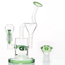 Бонг Grace Glass Recycler Green S фото 1