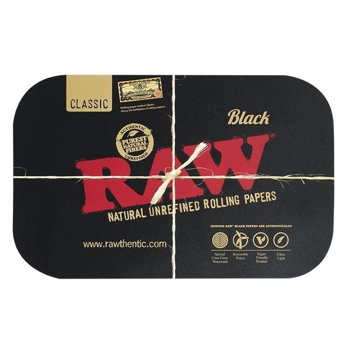 Магнитная крышка RAW Black Magnetic Rolling tray Cover Small 27.5 x 17.5 см