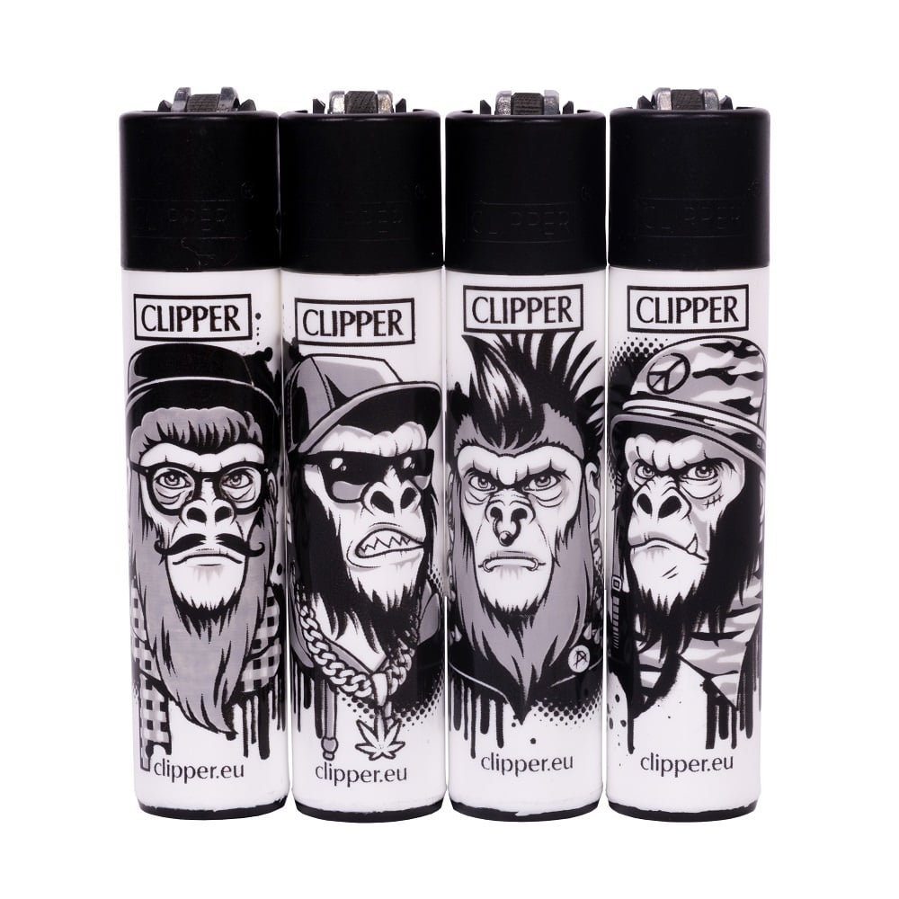 Зажигалка Clipper Monkeys