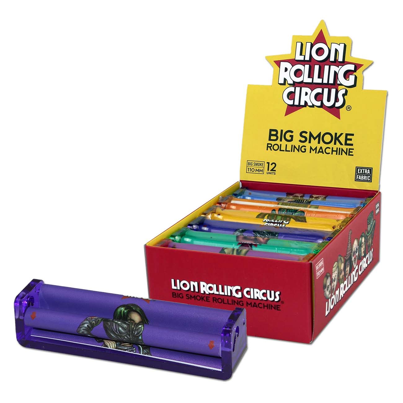 Машинка для самокруток ручная Lion Rolling Circus Big Smoke 110 мм