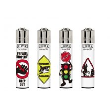 Зажигалка Clipper Forbidden Symbols фото 1